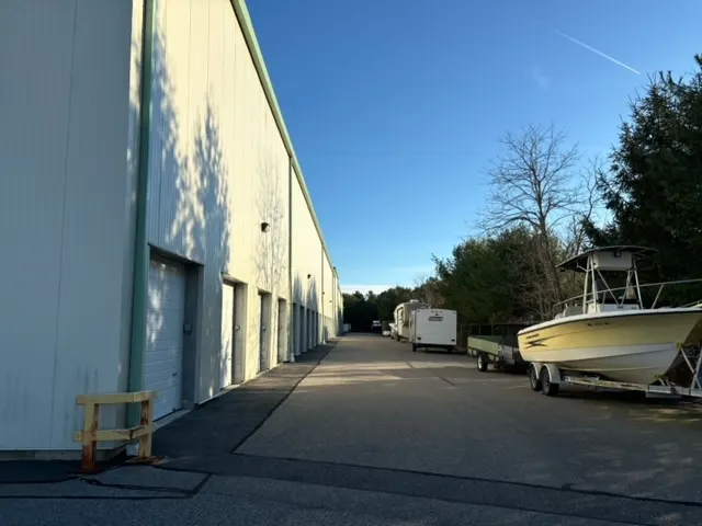 Drive-up units and outdoor boat and RV parking